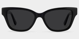 Miranda Black Cat eye Sunglasses0