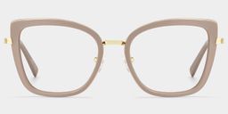 Leila Beige Butterfly Glasses3