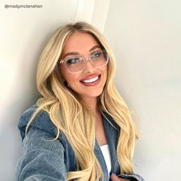 Amelia Clear Cat eye Glasses10