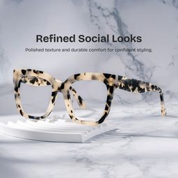 Minguela Brown-Tortoise Square Glasses0
