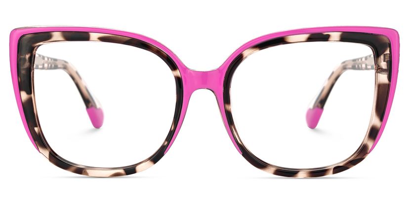 Fenn Pink Tortoise Cat eye Glasses