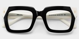 Sarah Black Rectangle Glasses2