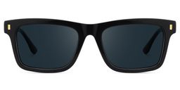 Sammi Black Rectangle Sunglasses0