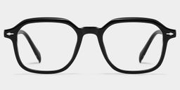 Josh Black Rectangle Glasses1