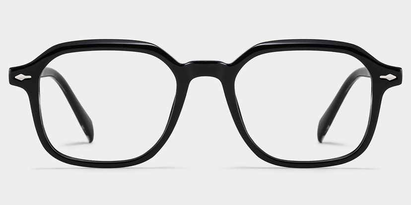 Josh Black Rectangle Glasses