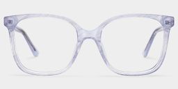 Caroline Clear Square Glasses0