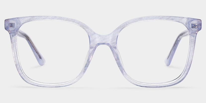 Caroline Clear Square Glasses