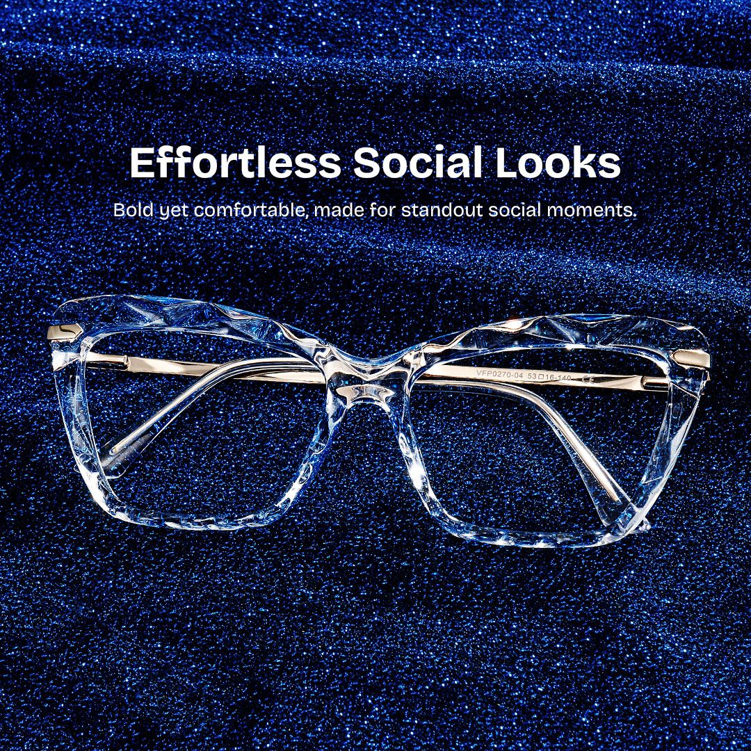 Juliet Clear Cateye Frame Glasses | Zeelool0