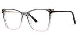 Tricee Gray Pink Square Glasses1