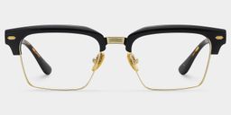 Landon Gold Browline Glasses1