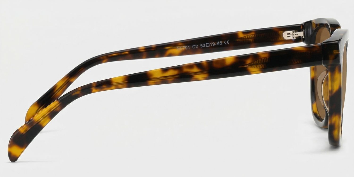 Scarlett Square Style Tortoise Frame Sunglasses | ZEELOOL3