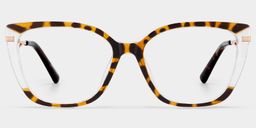 Margret Tortoise Cat eye Glasses1