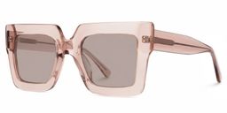Brandon Beige Square Sunglasses1