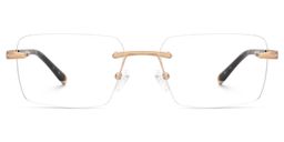 Savitrie Tortoise Rectangle Glasses0