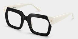 Sarah Black Rectangle Glasses3