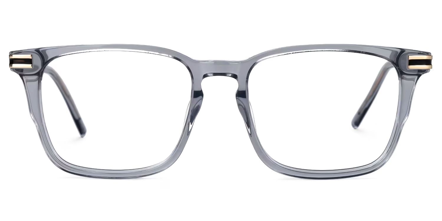 Square Kornelia Gray Glasses on sale -Zeelool Glasses0