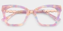 Darlyn Pink Cat eye Glasses2