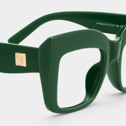 Alberta Green Square Glasses4