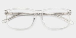 Connie Clear Rectangle Glasses2