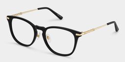 Laura Black Square Glasses3