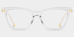 Amelia Clear Cat eye Glasses4