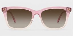 Layla Pink Square Sunglasses0