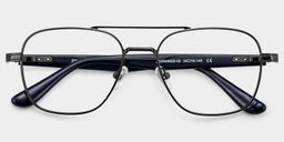 Anderson Black Aviator Glasses2