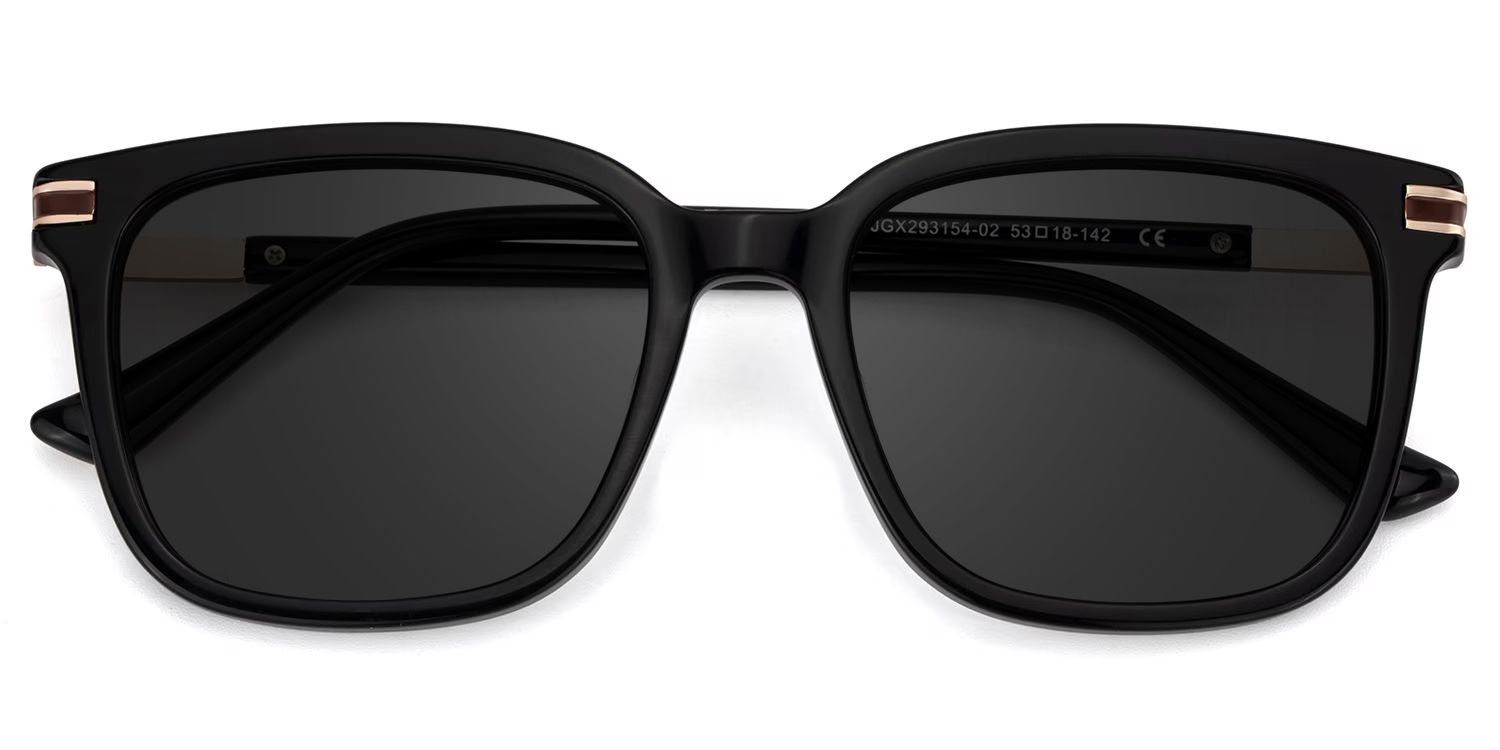 Kenny Mixed Black Square Frame Sunglasses | ZEELOOL1