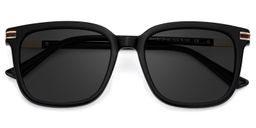 Kenny Black Square Sunglasses1