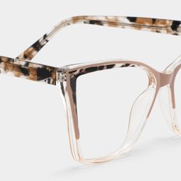 Adalis Beige Cat eye Glasses4