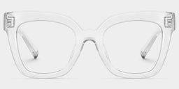 Malcolm Clear Square Glasses0