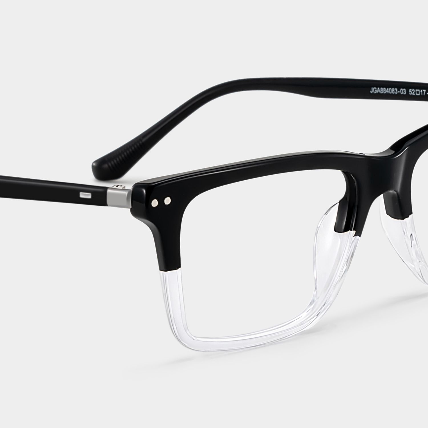 Harper Two-tone Frame Prescription Glasses with Rectangle Shape | ZEELOOL6