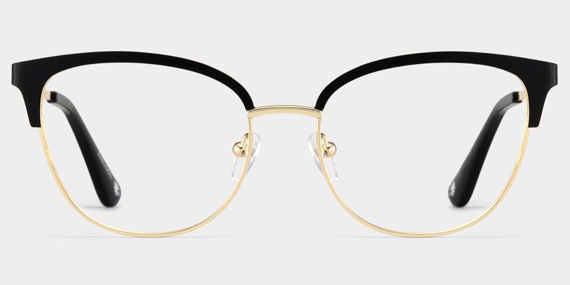 Lacey Black Browline Glasses