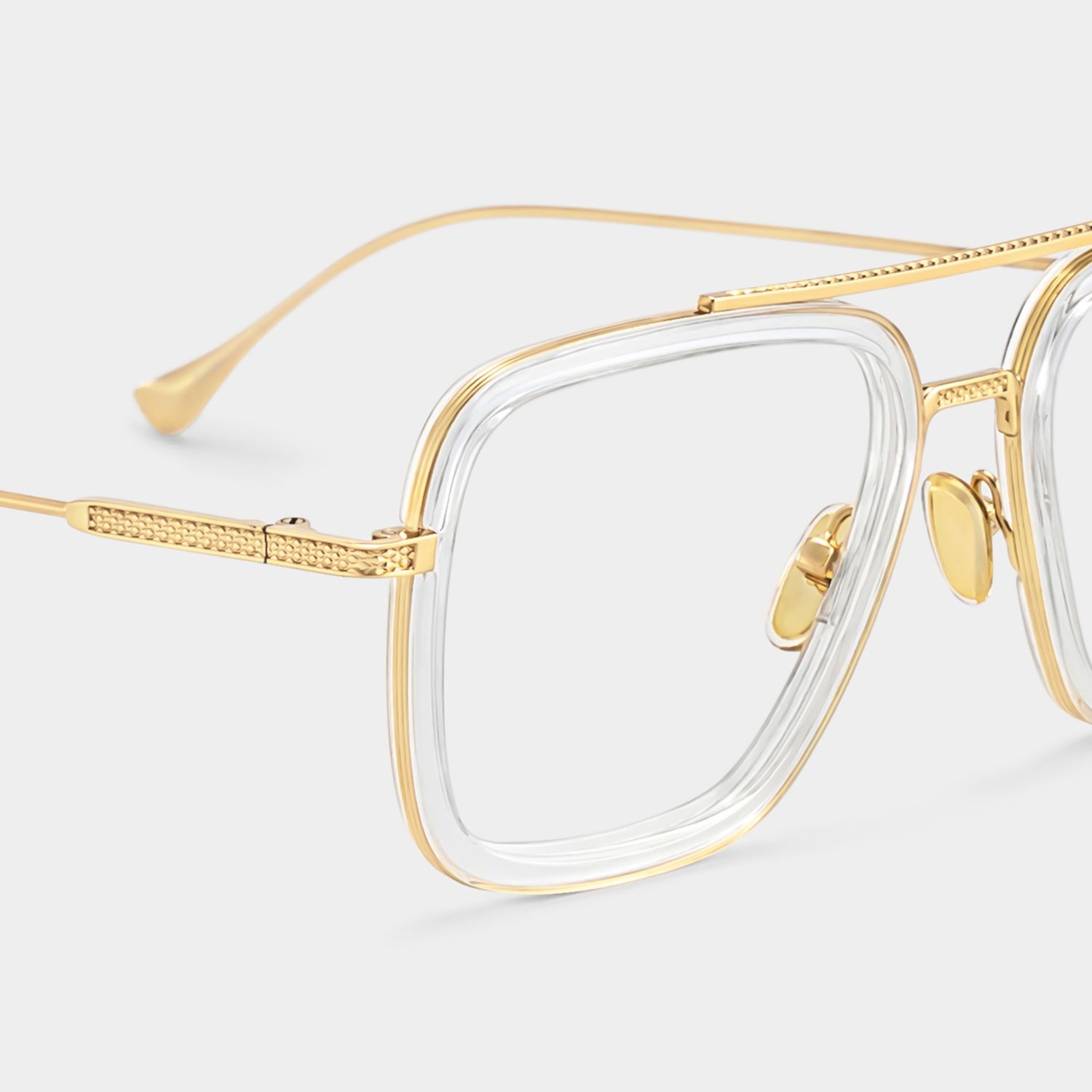 Gifford Aviator Clear Frame Glasses for Women and Men | ZEELOOL6