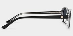 Lennon Black Oval Sunglasses4