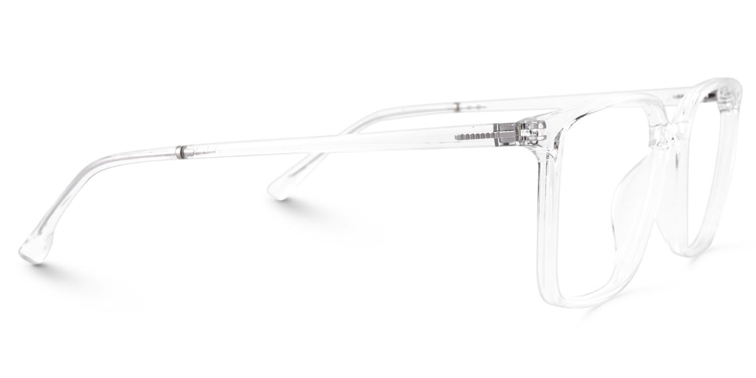 Raytina Square Clear Glasses | Zeelool Glasses3