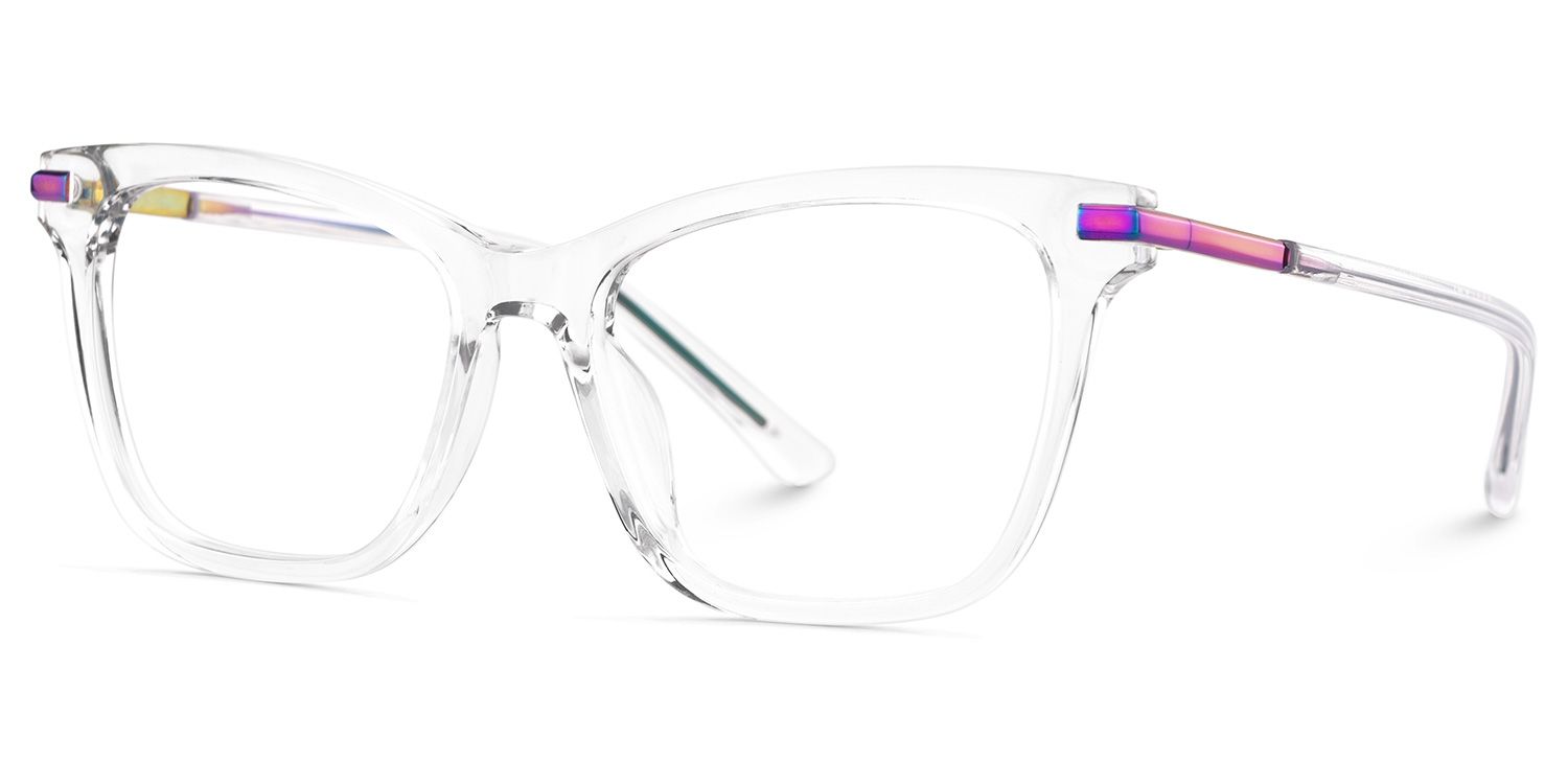Eliot Rectangle Eyewear with Clears3