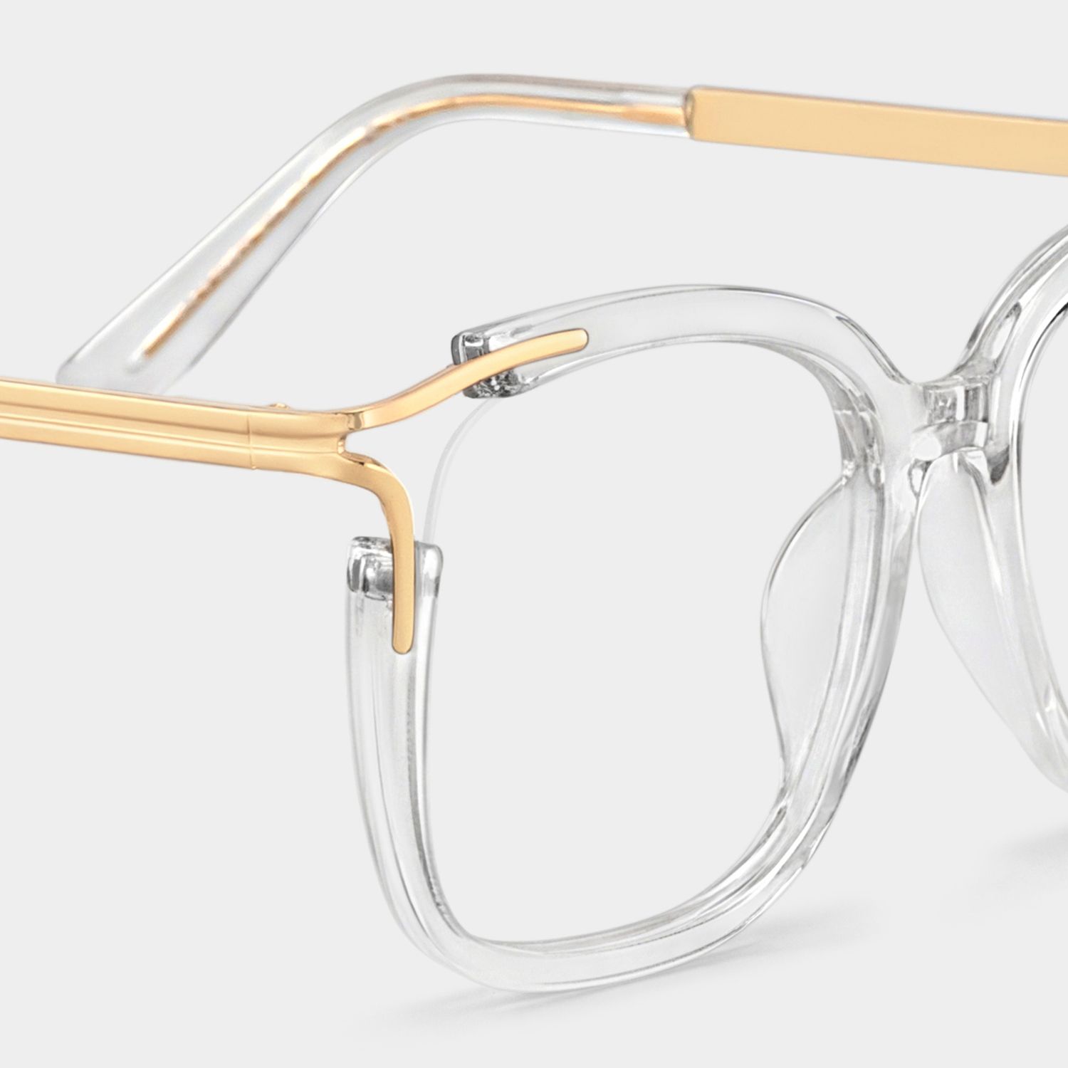 Spring hinges Sidibe Eyeglasses, Sidibe Clear Glasses -Zeelool4