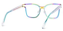 Shine Iridescent Square Glasses6