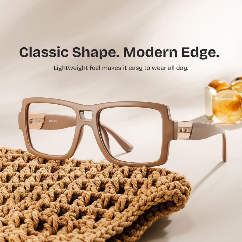 Nora Brown Aviator Glasses