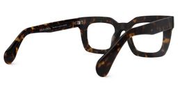 Keisa Tortoise Rectangle Glasses3