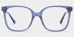 Caroline Blue Square Glasses1