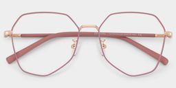 Bivins Pink Geometric Glasses3