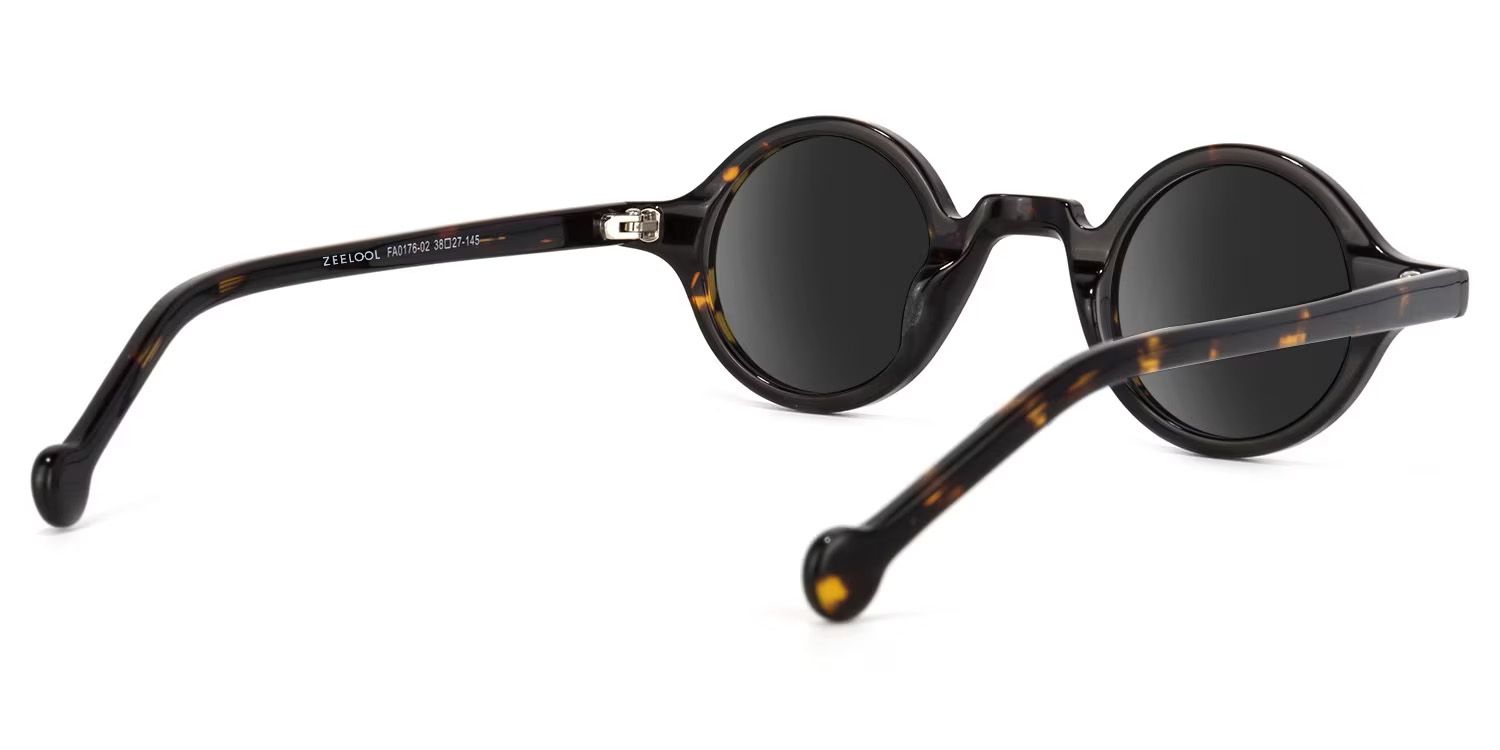 Arale Round Tortoise Frame Sunglasses Online Sale | ZEELOOL3