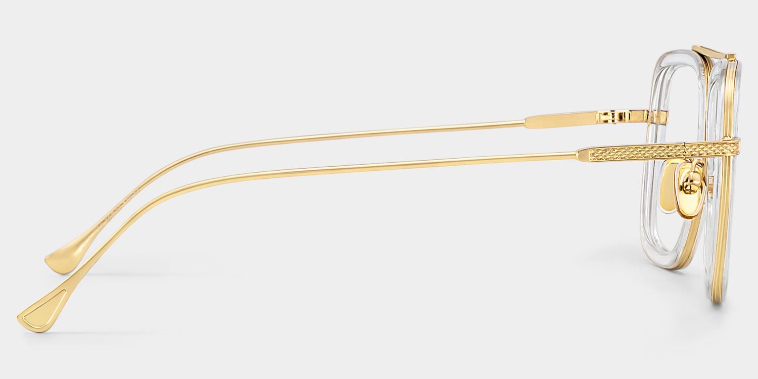 Gifford Aviator Clear Frame Glasses for Women and Men | ZEELOOL5