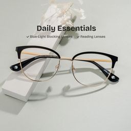 Lacey Black Browline Glasses2