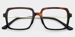 Beatrice Two-tone Rectangle Glasses4