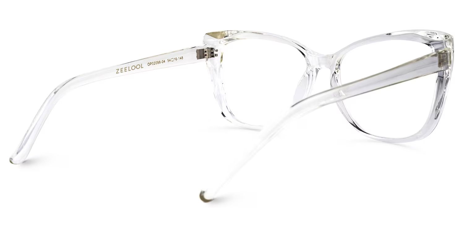 Farris Clear Classy Cat eye Frame Glasses | Zeelool3
