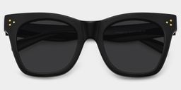 Gordon Black Rectangle Sunglasses1