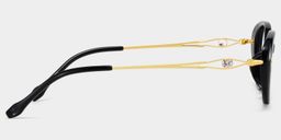 Blaire Black Oval Glasses6